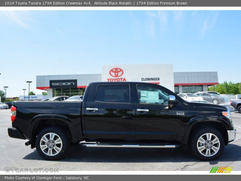 Attitude Black Metallic / 1794 Edition Premium Brown 2014 Toyota Tundra 1794 Edition Crewmax 4x4