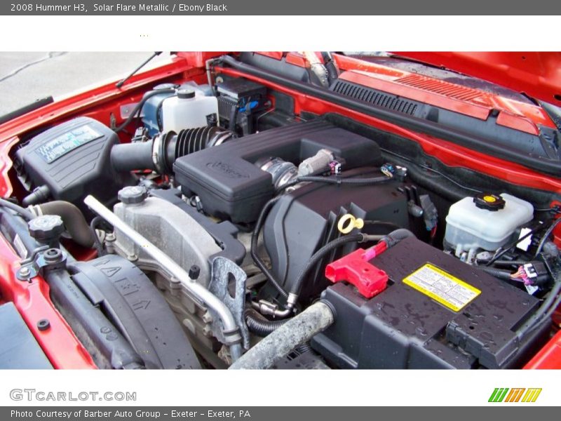 Solar Flare Metallic / Ebony Black 2008 Hummer H3