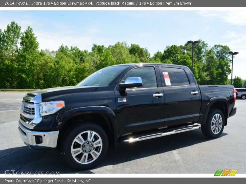 Attitude Black Metallic / 1794 Edition Premium Brown 2014 Toyota Tundra 1794 Edition Crewmax 4x4