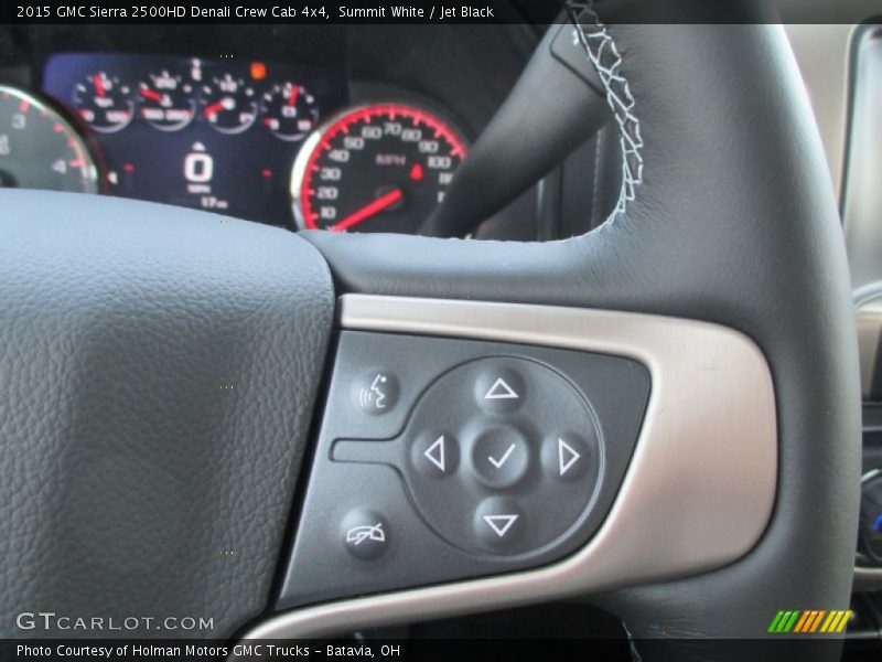 Summit White / Jet Black 2015 GMC Sierra 2500HD Denali Crew Cab 4x4