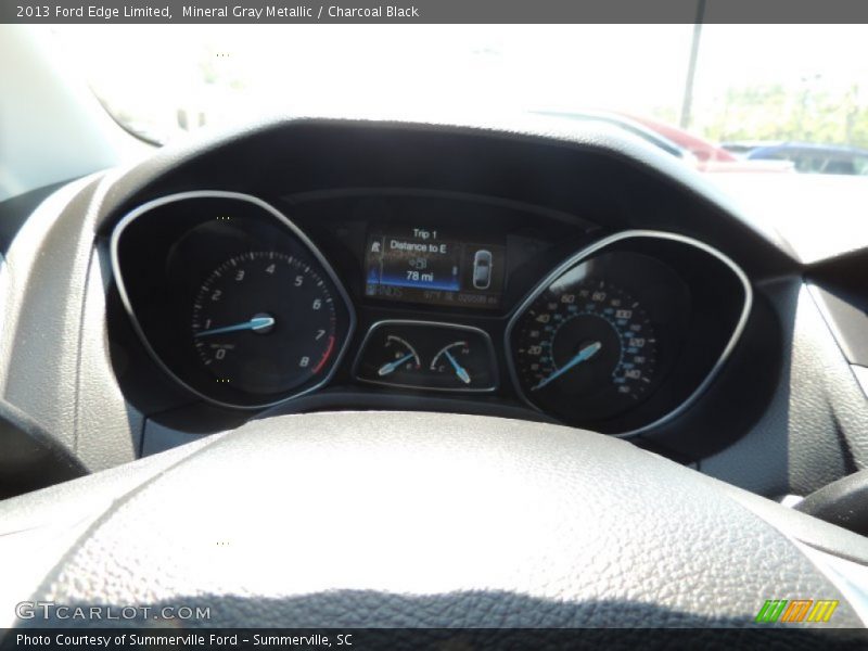 Mineral Gray Metallic / Charcoal Black 2013 Ford Edge Limited