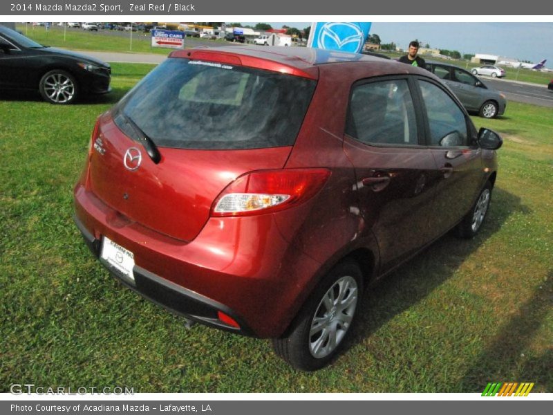 Zeal Red / Black 2014 Mazda Mazda2 Sport