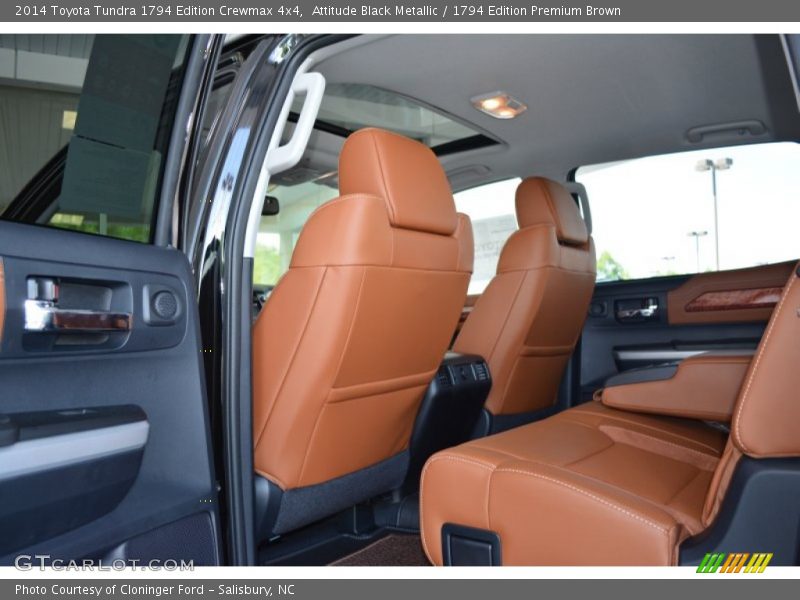 Rear Seat of 2014 Tundra 1794 Edition Crewmax 4x4