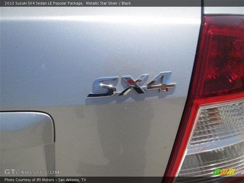 Metallic Star Silver / Black 2013 Suzuki SX4 Sedan LE Popular Package
