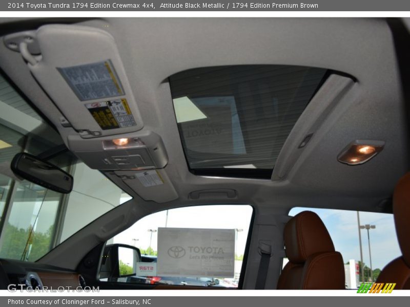 Attitude Black Metallic / 1794 Edition Premium Brown 2014 Toyota Tundra 1794 Edition Crewmax 4x4