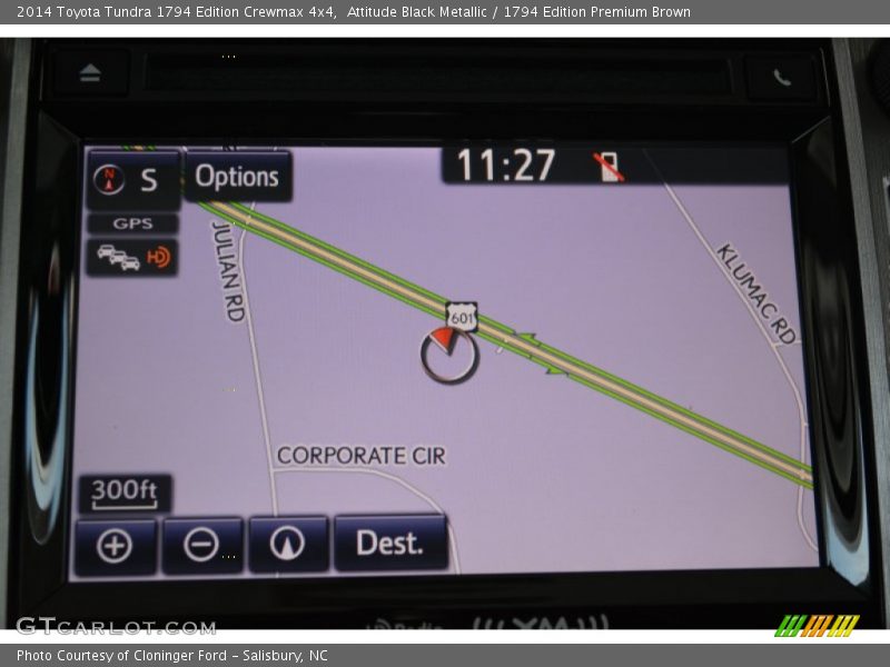 Navigation of 2014 Tundra 1794 Edition Crewmax 4x4