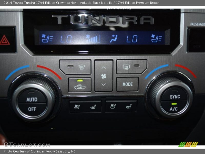 Controls of 2014 Tundra 1794 Edition Crewmax 4x4