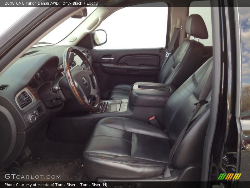 Onyx Black / Ebony 2008 GMC Yukon Denali AWD