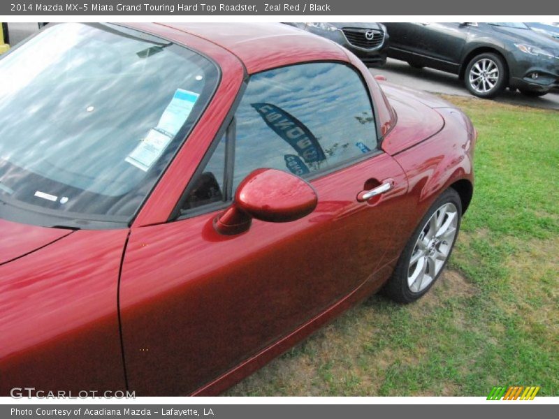 Zeal Red / Black 2014 Mazda MX-5 Miata Grand Touring Hard Top Roadster