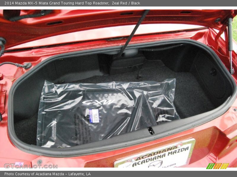 Zeal Red / Black 2014 Mazda MX-5 Miata Grand Touring Hard Top Roadster