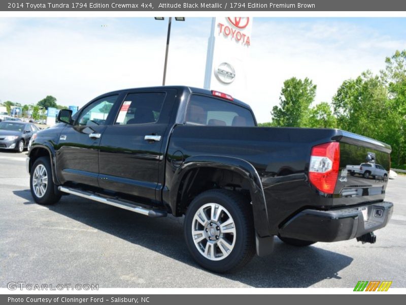 Attitude Black Metallic / 1794 Edition Premium Brown 2014 Toyota Tundra 1794 Edition Crewmax 4x4