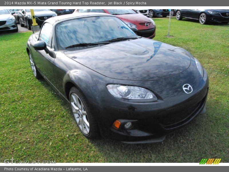 Jet Black / Spicy Mocha 2014 Mazda MX-5 Miata Grand Touring Hard Top Roadster
