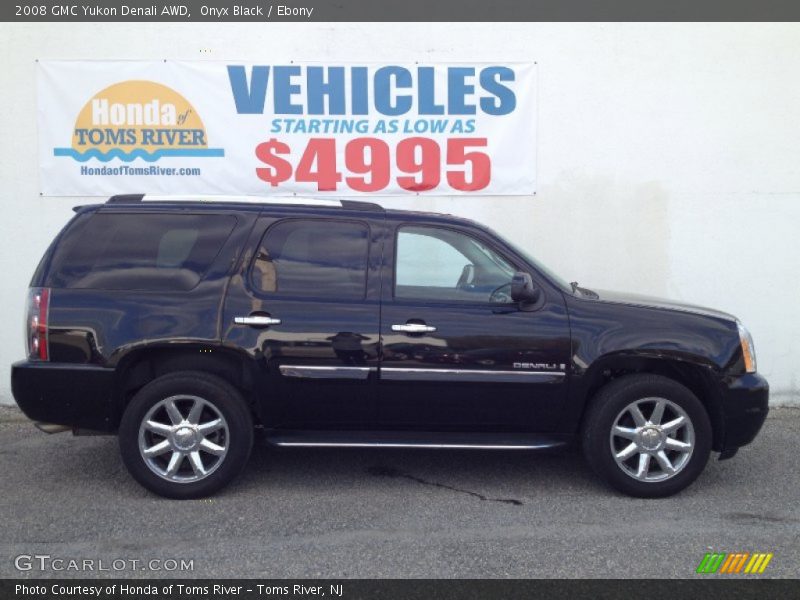 Onyx Black / Ebony 2008 GMC Yukon Denali AWD