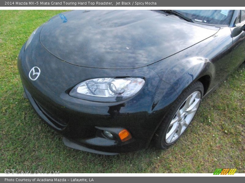 Jet Black / Spicy Mocha 2014 Mazda MX-5 Miata Grand Touring Hard Top Roadster