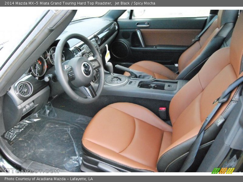  2014 MX-5 Miata Grand Touring Hard Top Roadster Spicy Mocha Interior