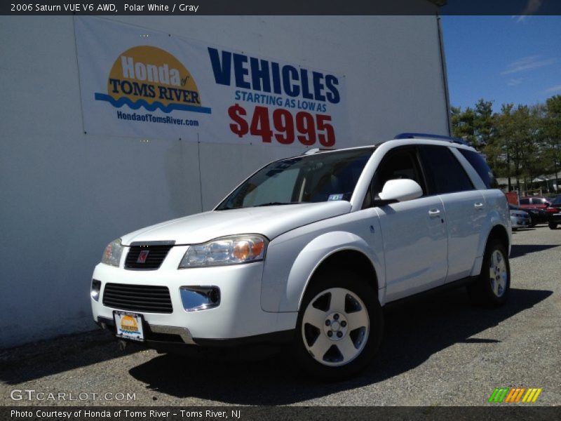 Polar White / Gray 2006 Saturn VUE V6 AWD