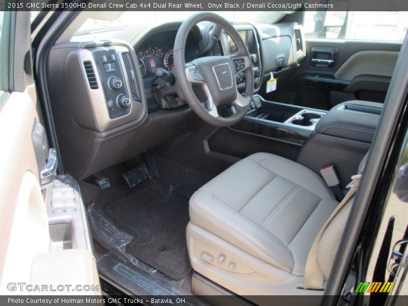 Denali Cocoa/Light Cashmere Interior - 2015 Sierra 3500HD Denali Crew Cab 4x4 Dual Rear Wheel 