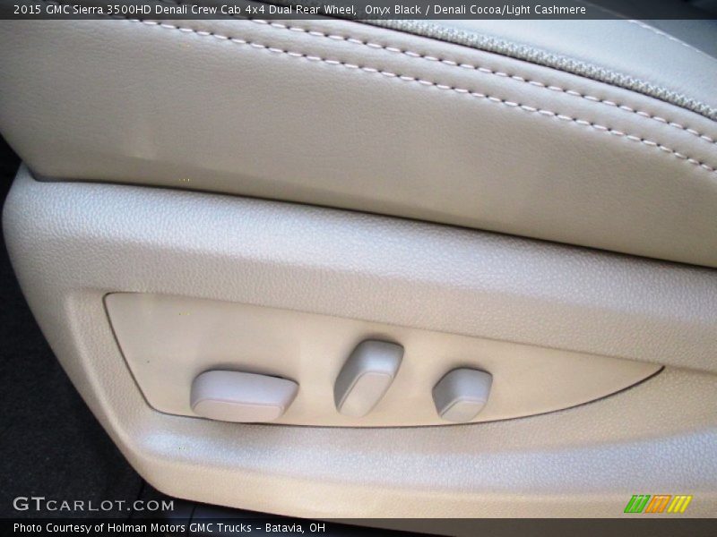 Onyx Black / Denali Cocoa/Light Cashmere 2015 GMC Sierra 3500HD Denali Crew Cab 4x4 Dual Rear Wheel
