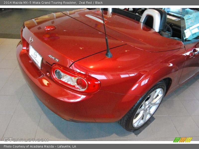 Zeal Red / Black 2014 Mazda MX-5 Miata Grand Touring Roadster