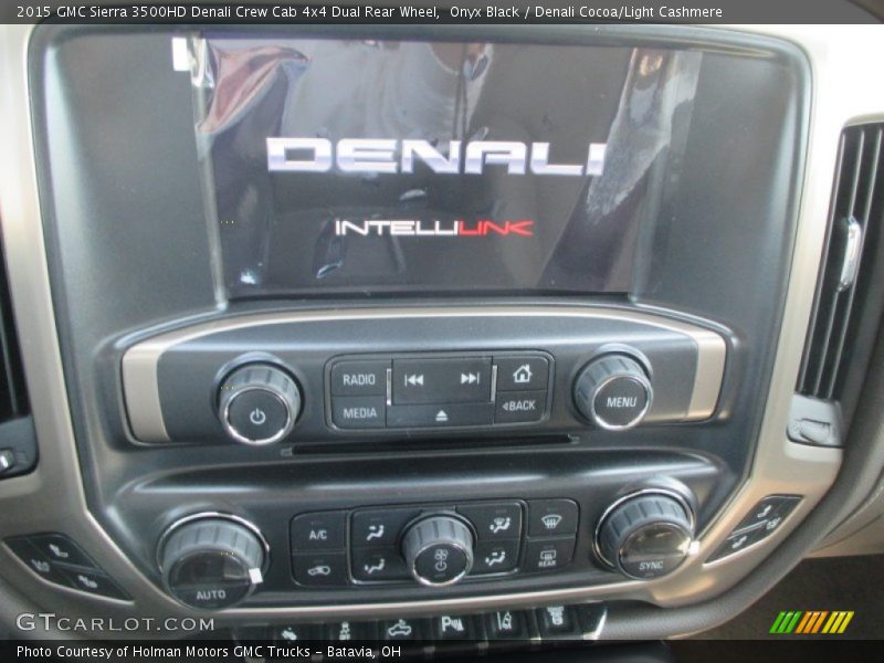 Controls of 2015 Sierra 3500HD Denali Crew Cab 4x4 Dual Rear Wheel
