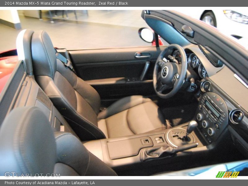Zeal Red / Black 2014 Mazda MX-5 Miata Grand Touring Roadster