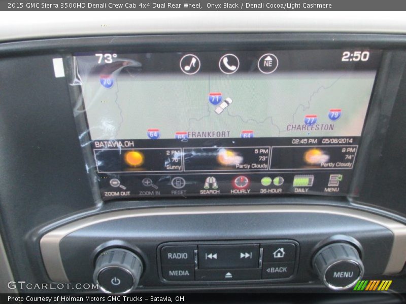 Onyx Black / Denali Cocoa/Light Cashmere 2015 GMC Sierra 3500HD Denali Crew Cab 4x4 Dual Rear Wheel