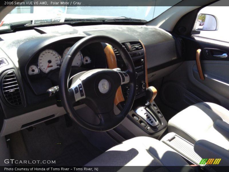 Polar White / Gray 2006 Saturn VUE V6 AWD