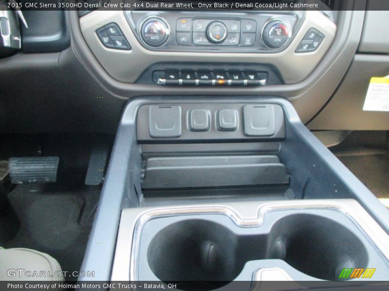 Onyx Black / Denali Cocoa/Light Cashmere 2015 GMC Sierra 3500HD Denali Crew Cab 4x4 Dual Rear Wheel