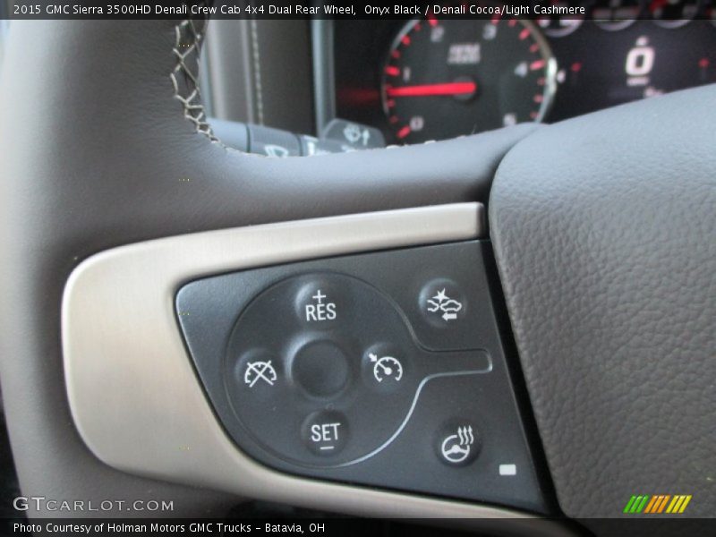Onyx Black / Denali Cocoa/Light Cashmere 2015 GMC Sierra 3500HD Denali Crew Cab 4x4 Dual Rear Wheel
