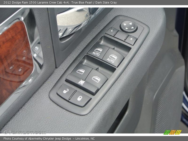 True Blue Pearl / Dark Slate Gray 2012 Dodge Ram 1500 Laramie Crew Cab 4x4