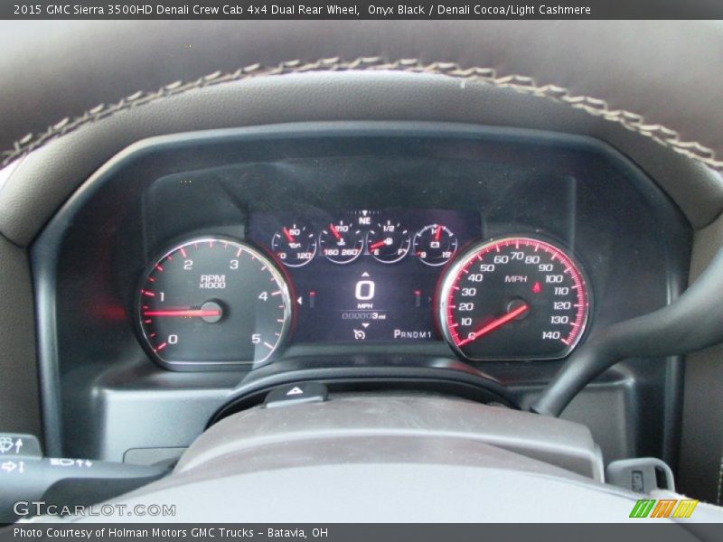 Onyx Black / Denali Cocoa/Light Cashmere 2015 GMC Sierra 3500HD Denali Crew Cab 4x4 Dual Rear Wheel
