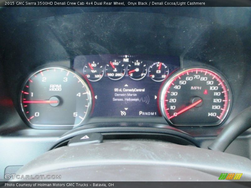 Onyx Black / Denali Cocoa/Light Cashmere 2015 GMC Sierra 3500HD Denali Crew Cab 4x4 Dual Rear Wheel