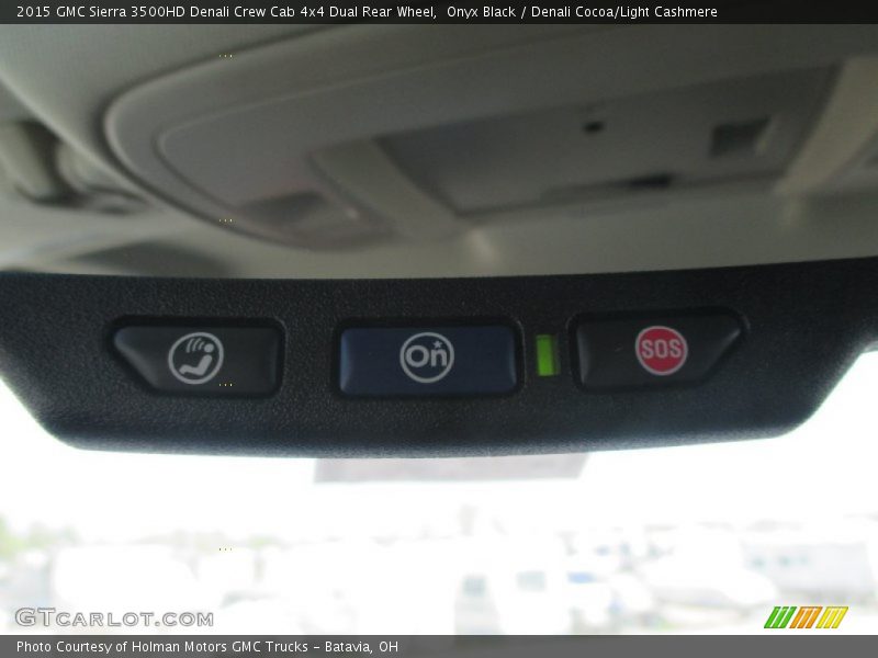Onyx Black / Denali Cocoa/Light Cashmere 2015 GMC Sierra 3500HD Denali Crew Cab 4x4 Dual Rear Wheel