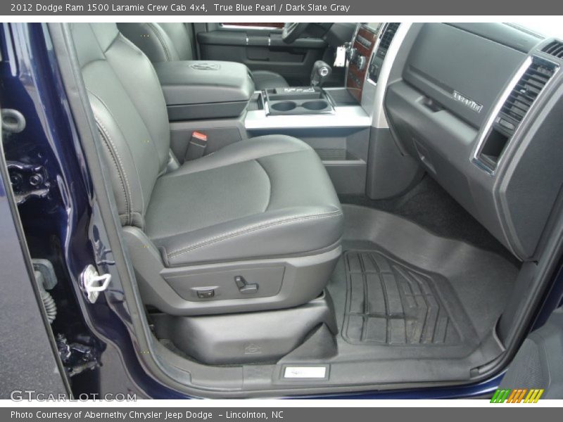 True Blue Pearl / Dark Slate Gray 2012 Dodge Ram 1500 Laramie Crew Cab 4x4