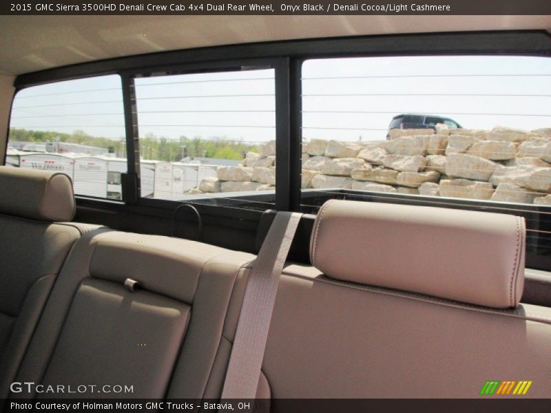 Onyx Black / Denali Cocoa/Light Cashmere 2015 GMC Sierra 3500HD Denali Crew Cab 4x4 Dual Rear Wheel