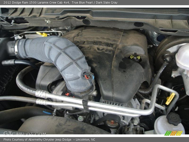 True Blue Pearl / Dark Slate Gray 2012 Dodge Ram 1500 Laramie Crew Cab 4x4