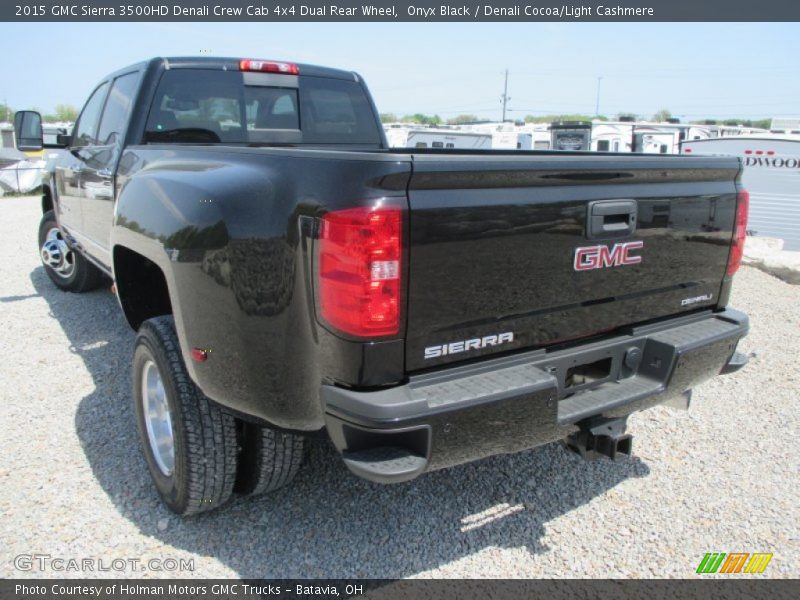  2015 Sierra 3500HD Denali Crew Cab 4x4 Dual Rear Wheel Onyx Black