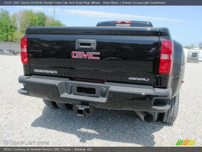 Onyx Black / Denali Cocoa/Light Cashmere 2015 GMC Sierra 3500HD Denali Crew Cab 4x4 Dual Rear Wheel