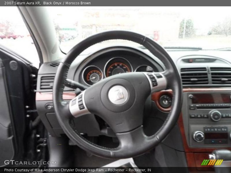 Black Onyx / Morocco Brown 2007 Saturn Aura XR