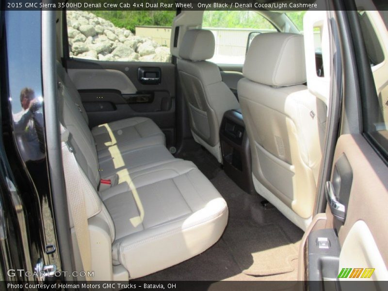 Onyx Black / Denali Cocoa/Light Cashmere 2015 GMC Sierra 3500HD Denali Crew Cab 4x4 Dual Rear Wheel