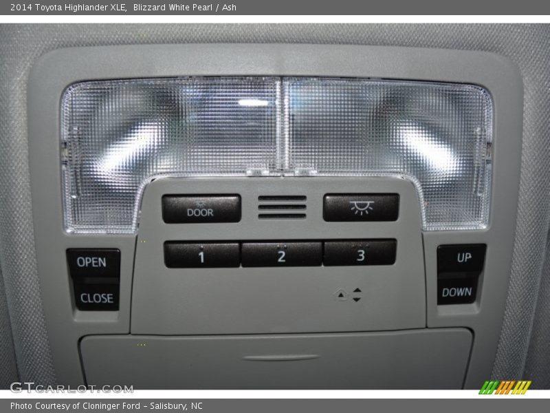 Controls of 2014 Highlander XLE