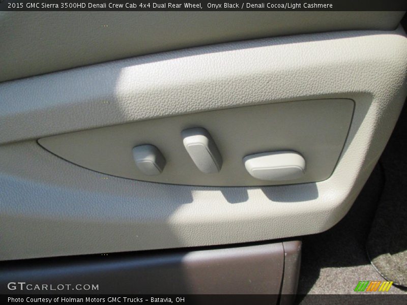 Onyx Black / Denali Cocoa/Light Cashmere 2015 GMC Sierra 3500HD Denali Crew Cab 4x4 Dual Rear Wheel