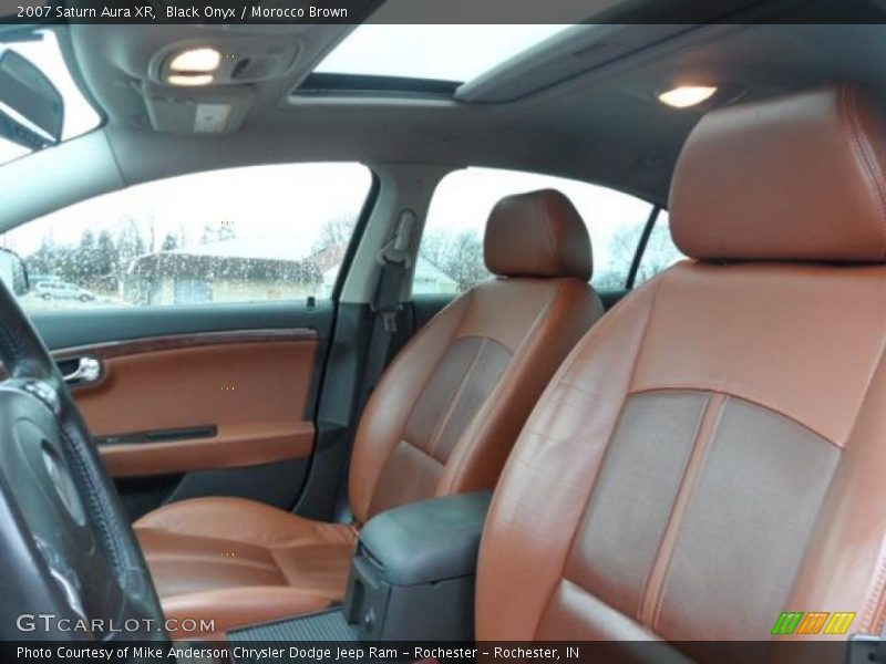 Black Onyx / Morocco Brown 2007 Saturn Aura XR