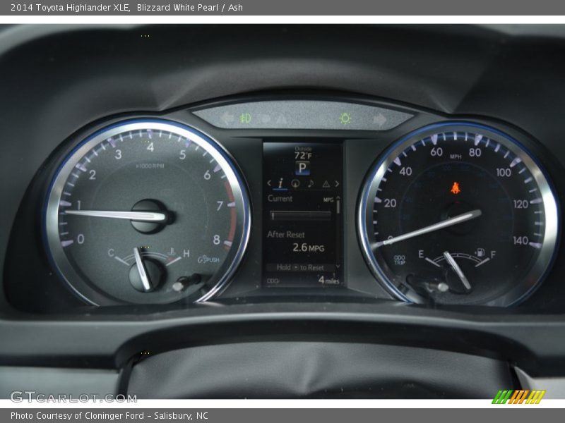  2014 Highlander XLE XLE Gauges