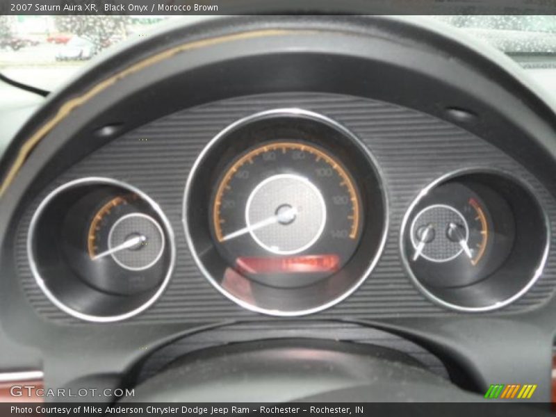 Black Onyx / Morocco Brown 2007 Saturn Aura XR