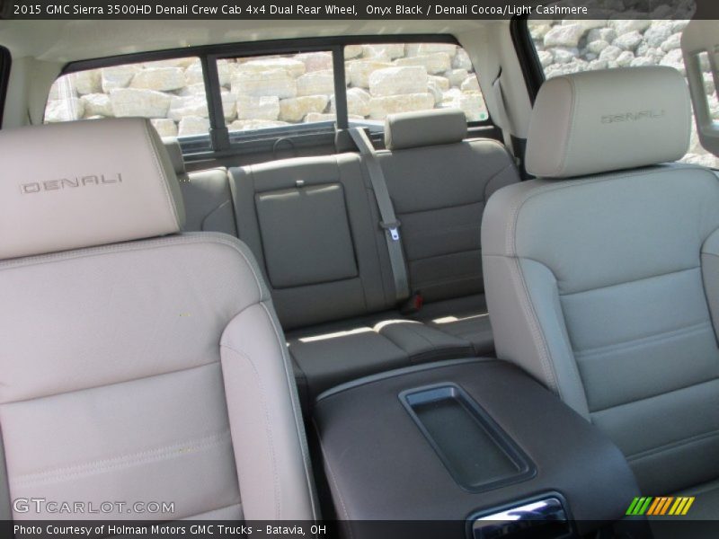 Onyx Black / Denali Cocoa/Light Cashmere 2015 GMC Sierra 3500HD Denali Crew Cab 4x4 Dual Rear Wheel