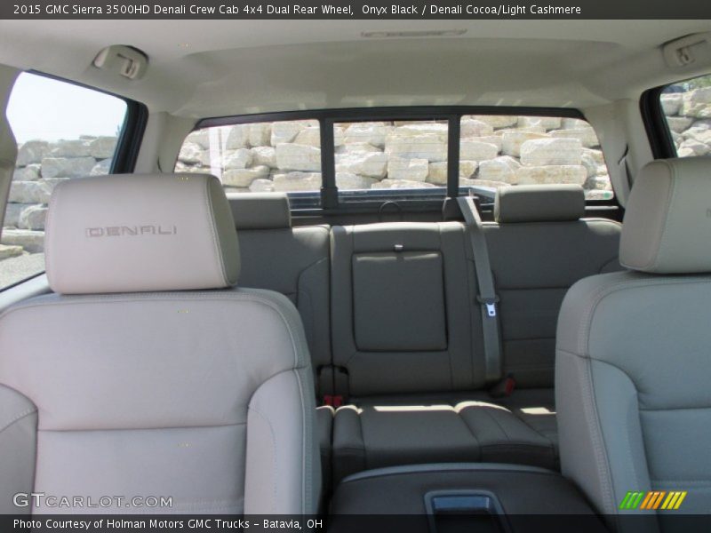 Onyx Black / Denali Cocoa/Light Cashmere 2015 GMC Sierra 3500HD Denali Crew Cab 4x4 Dual Rear Wheel