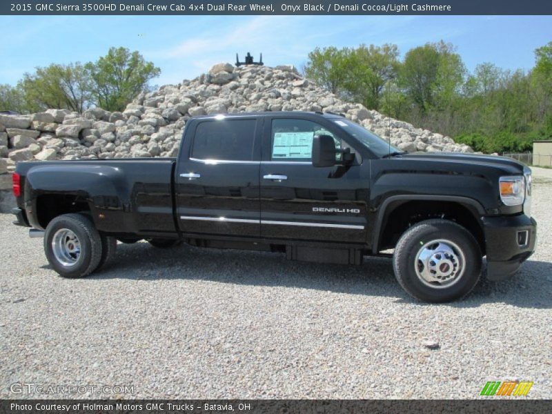  2015 Sierra 3500HD Denali Crew Cab 4x4 Dual Rear Wheel Onyx Black