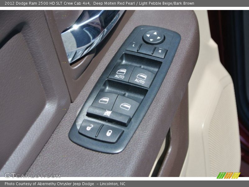Deep Molten Red Pearl / Light Pebble Beige/Bark Brown 2012 Dodge Ram 2500 HD SLT Crew Cab 4x4