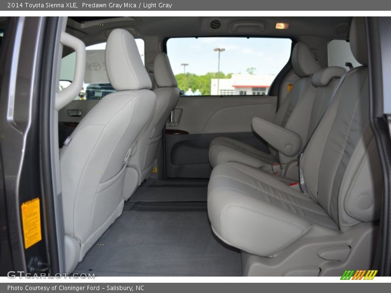 Predawn Gray Mica / Light Gray 2014 Toyota Sienna XLE